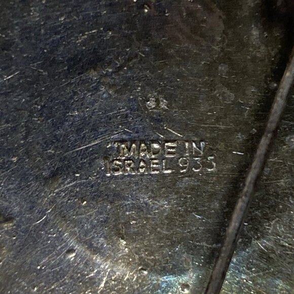 Vintage Yemenite Filigree 925 Silver Coral Turquoise Necklace 34” - Picture 8 of 16